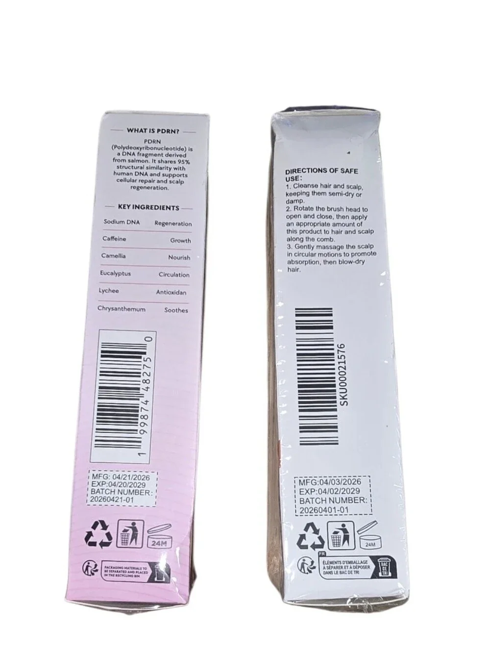 Serene Hair Revive PDRN Scalp Serum - Pink And GleamXi Volumizing Hair Serum.